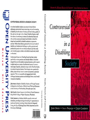 cover image of Controversial Issues in a Disabling Society